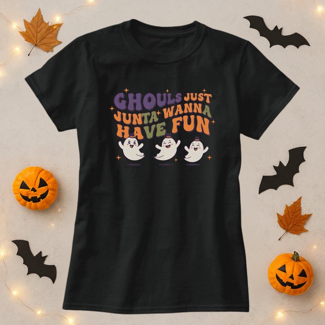 Camiseta Ghouls solo quiere divertirse con Halloween (Subido por el creador)