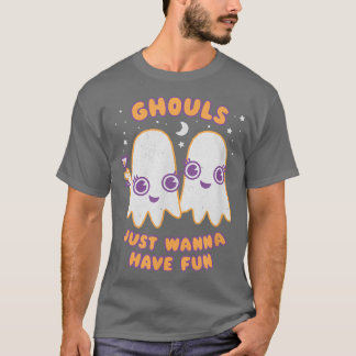 Camiseta Ghouls Solo quiere tener a Funkawaii música divert