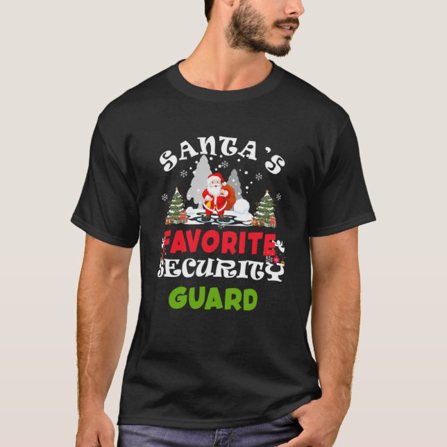 Camiseta Gi, Navidades divertidos de la Guardia de Segurida (Anverso)