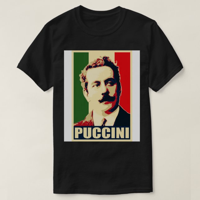 Camiseta Giacomo Puccini (Diseño del anverso)