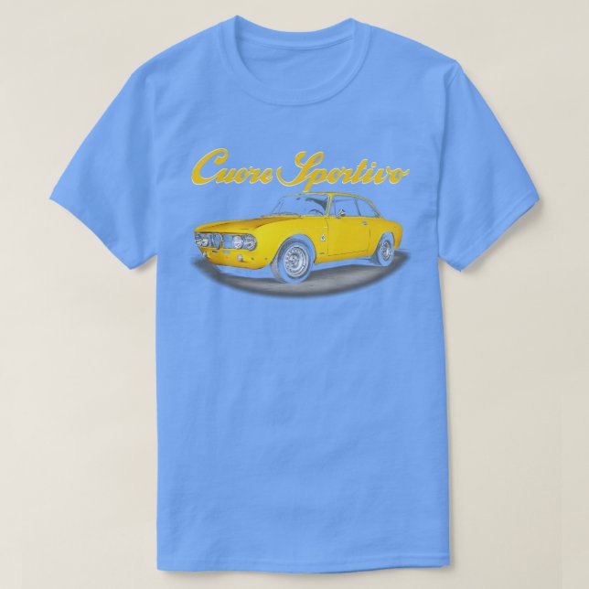 Camiseta giallo veloce (Diseño del anverso)