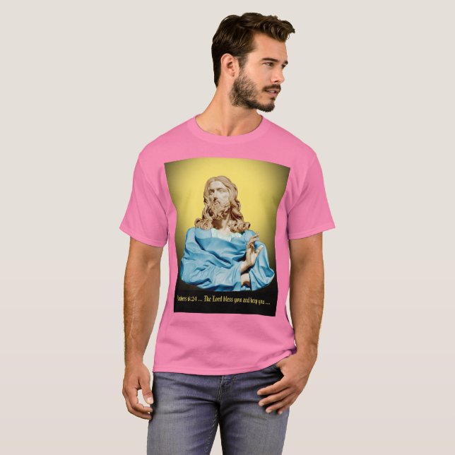 Camiseta Gian Lorenzo Bernini Busto de Cristo 1679 (Anverso completo)