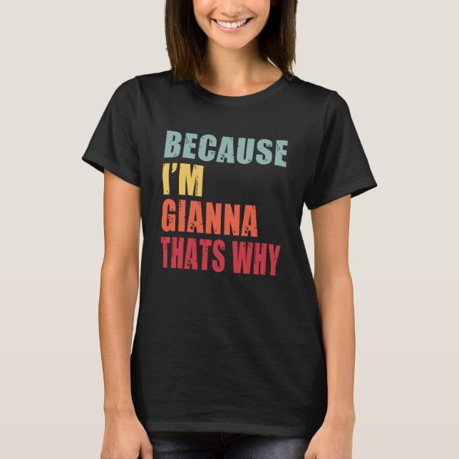 Camiseta Gianna Soy que todos hablan de Gianna (Anverso)