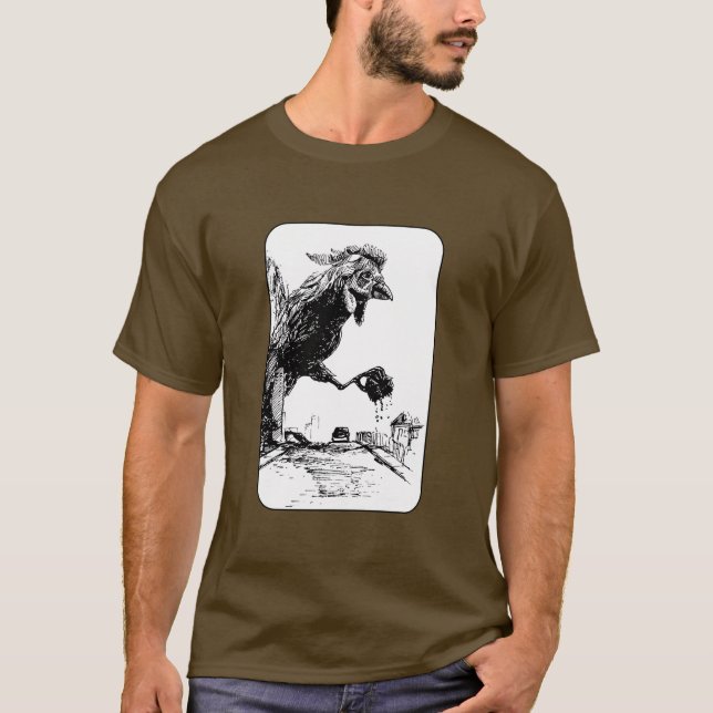 Camiseta Giant Chicken in the City (Anverso)