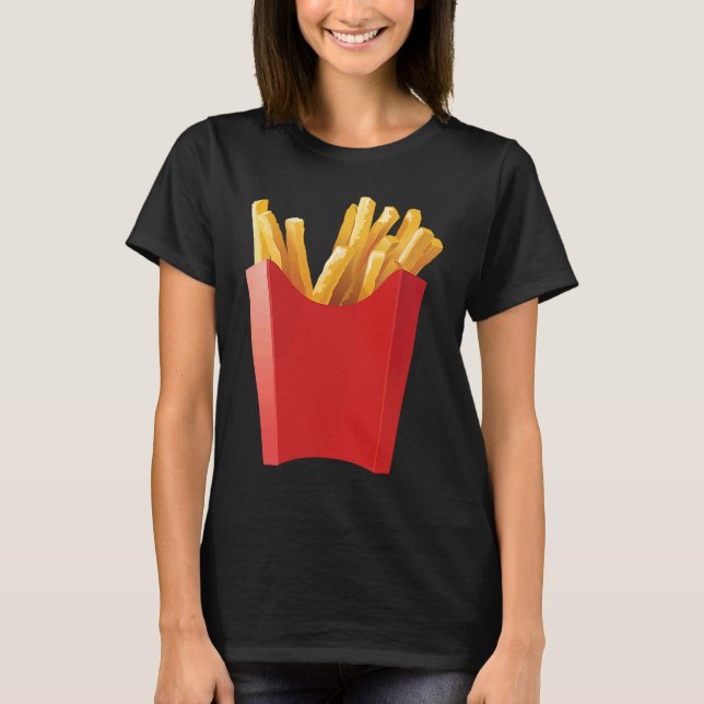 Camiseta Giant French Fries  makes a great Halloween costum (Anverso)