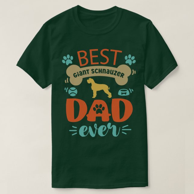 Camiseta Giant Schnauzer Dog 1 (Diseño del anverso)