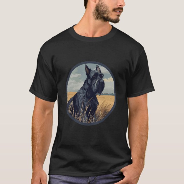 Camiseta Giant Schnauzer Dog Breed Dog Motif (Anverso)