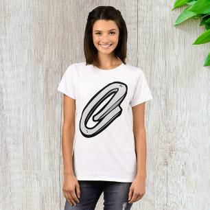 Camiseta Giant Silver Paperclip Oficina y Papelería