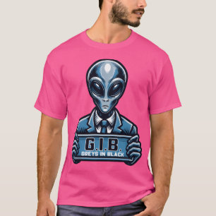 Camiseta Gib - Grises en negro