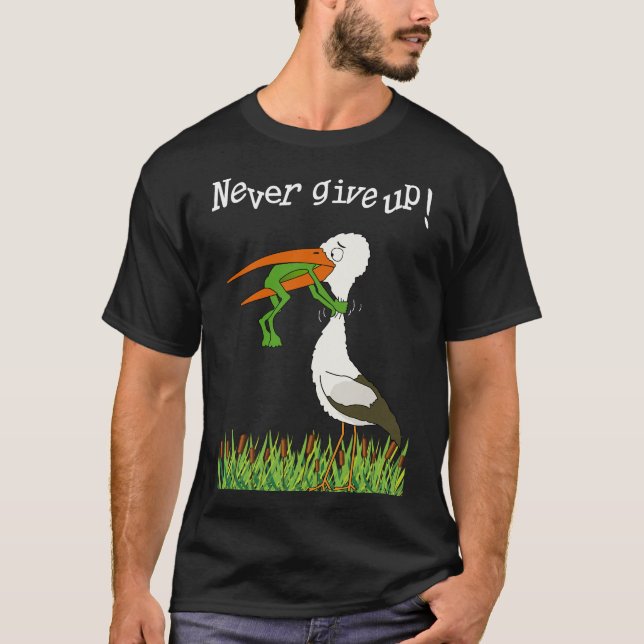 Camiseta Gib niemals auf ! (Anverso)