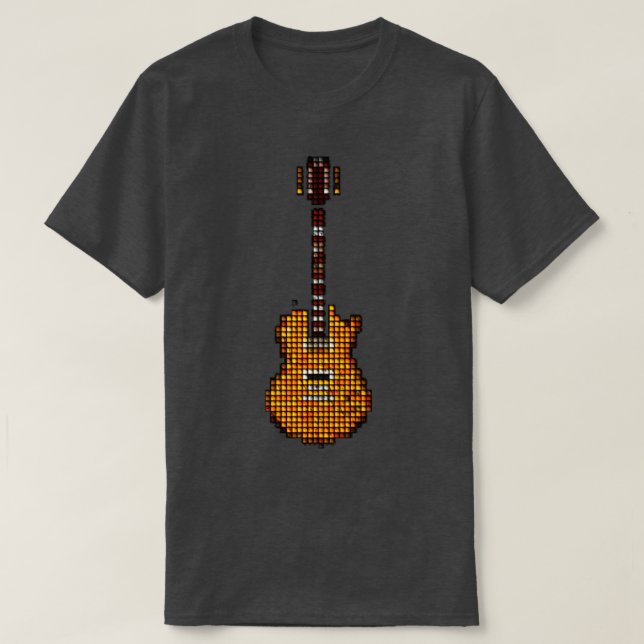 Camiseta Gibons Le Spaul Guitar en la batalla del rock en m (Diseño del anverso)
