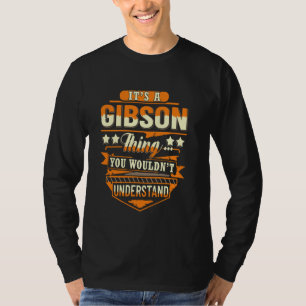 Camiseta Gibson Apellidos Shirt Es Una Cosa Gibson