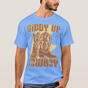 Camiseta Giddy Up Cowboy Bots Country Western