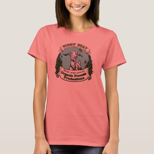 Camiseta ¡Giddy Up! Giddy Goat Cheese (Anverso)