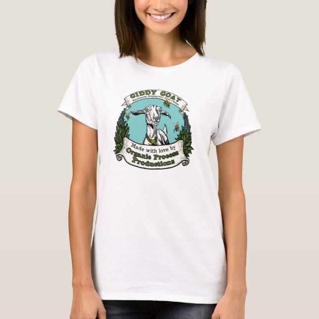 Camiseta ¡Giddy Up! Giddy Goat Cheese (Anverso)