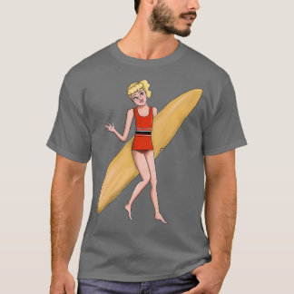 Camiseta Gidget va surfeando