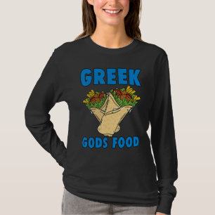 Camiseta Gido griego Alimentos Gyros Griego Gyro Gracioso G