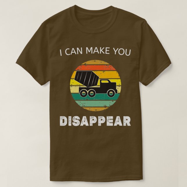 Camiseta Gif Controlador de camión mezclador de cemento de  (Diseño del anverso)