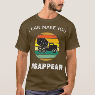 Camiseta Gif Controlador de camión mezclador de cemento de