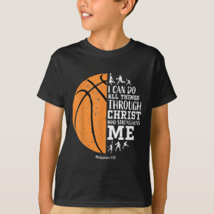 Camiseta Gif de baloncesto cristiano para hombres y niños r