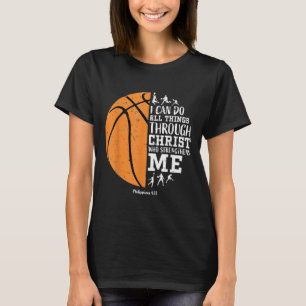 Camiseta Gif de Baloncesto Cristiano para Hombres y Niños R
