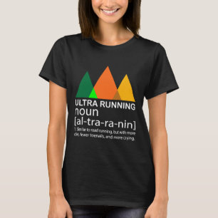 Camiseta Gif de definición de corredor de maratón divertida