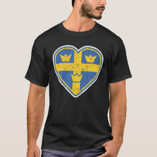 Camiseta Gif de hockey sobre hielo vintage sueco de la Coro