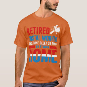 Camiseta Gif de Jubilación de Mailman, trabajador postal re