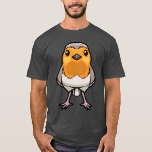 Camiseta gif de la familia de niños Robin Bird Kawaii Emoti