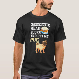 Camiseta Gif de lectura de libro Lee libros y acaricia a mi