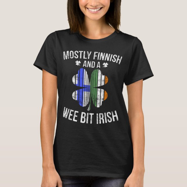 Camiseta GIF del día de Finlandia St Patrick pequenito (Anverso)