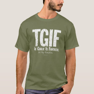 Camiseta GIF: El portero es fantástico (hockey)