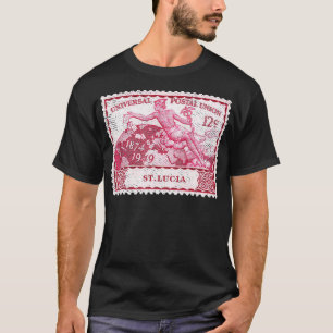 Camiseta gif filatelista del colector de sellos de mercurio