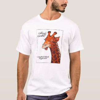 Camiseta Gifford la jirafa con el fondo blanco