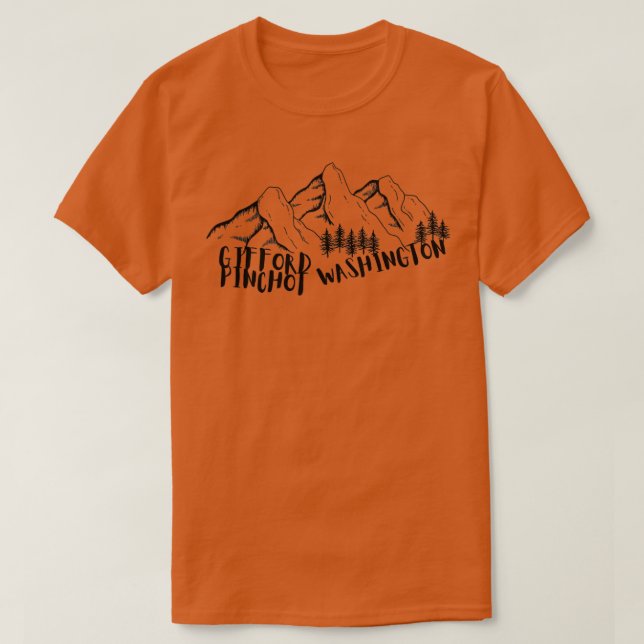 Camiseta Gifford Pinchot national forest Washington (Diseño del anverso)