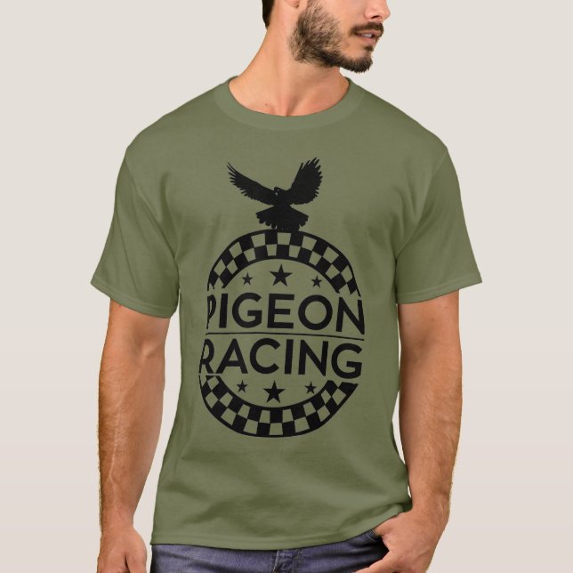 Camiseta Gift_7    de Pigeon RacingClassic Bird Racers Race (Anverso)