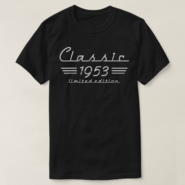 Camiseta Gift Classic 1953 edición limitada de 70 años 70 (Diseño del anverso)