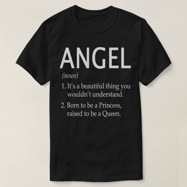 Camiseta Gift de nombre de ángel (Diseño del anverso)