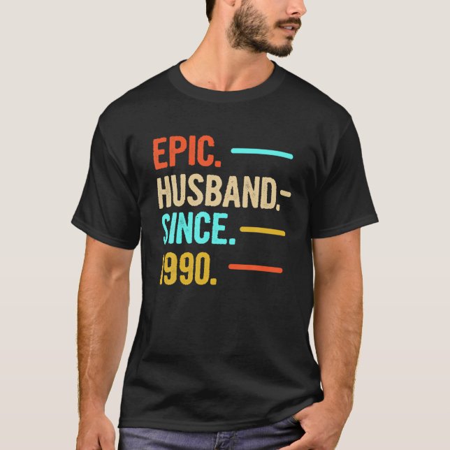 Camiseta Gift Epic Husband Si: 31 Aniversario De Los Hombre (Anverso)
