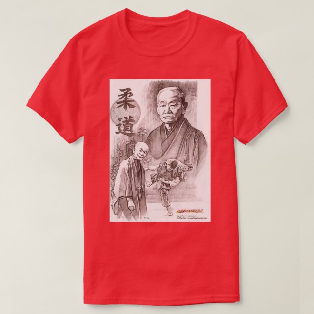 Camiseta Gift For Men Karate Judo Jigoro Kano (Diseño del anverso)