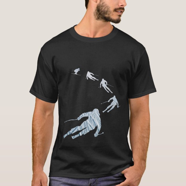 Camiseta Gift for Skier - Unique Winter Sport Design (Anverso)