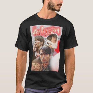 Camiseta Gift Idea Actor De Mads Mikkelsen Gráfica Graciosa