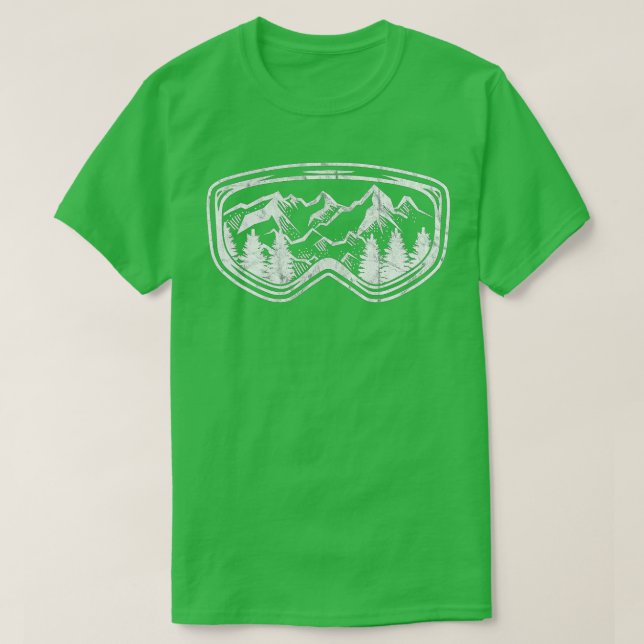 Camiseta Gift Ski Snowboard Goggles Skift Snow Winte (Diseño del anverso)