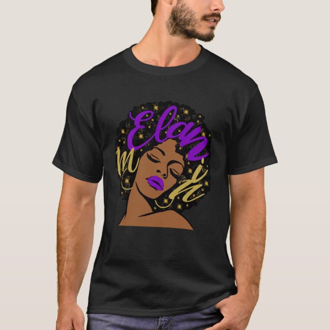 Camiseta Gifts Ethnic Beauty Afro Diva Lips Black Girl Magi (Anverso)