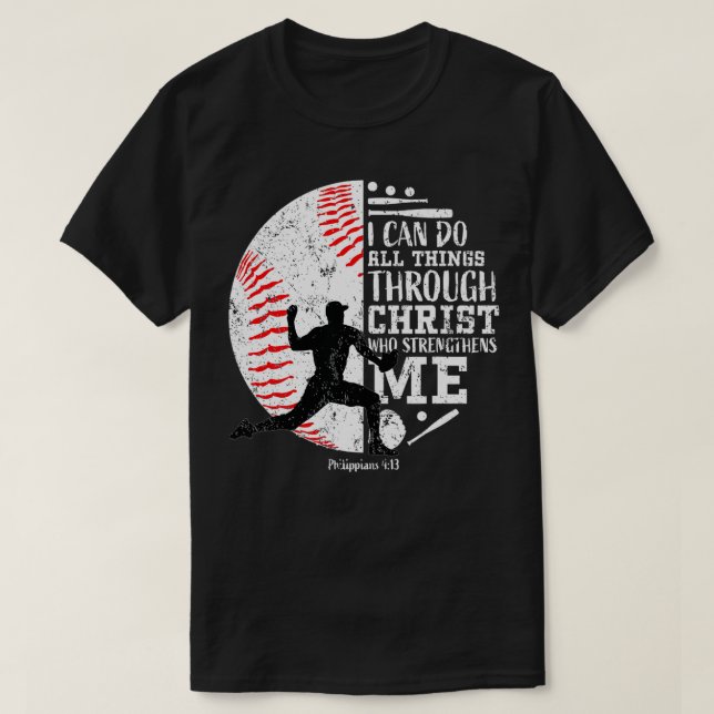Camiseta Gifts For Baseball Pitchers Boys Kids Teens Christ (Diseño del anverso)