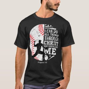 Camiseta Gifts For Baseball Pitchers Boys Kids Teens Christ
