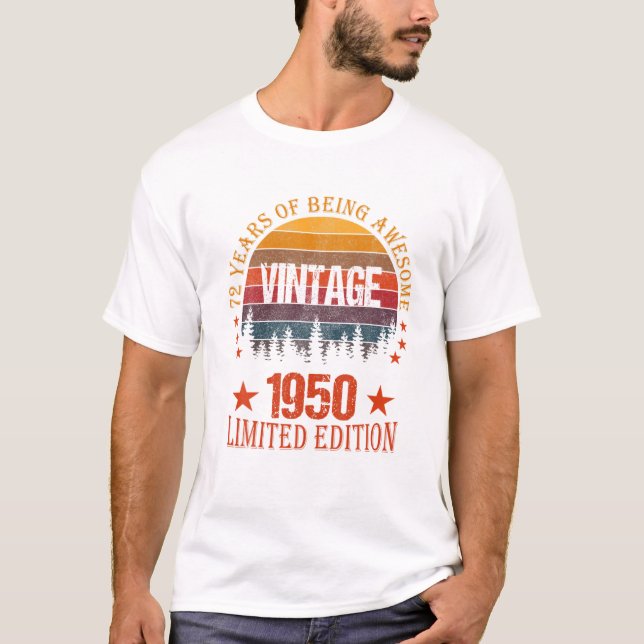 Camiseta Gifts Vintage 1950 Limited (Anverso)