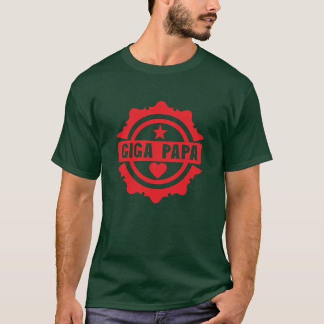 Camiseta giga papa logo coeur 1 (Anverso)