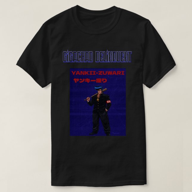 Camiseta Gigachad Delinquent   (Diseño del anverso)