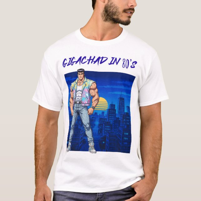 CAMISETA GIGACHAD IN 80S (Anverso)